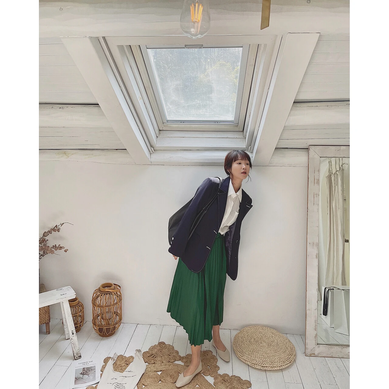 Женская куртка-бомбер со швом темно-синяя куртка-ветровка в английском стиле