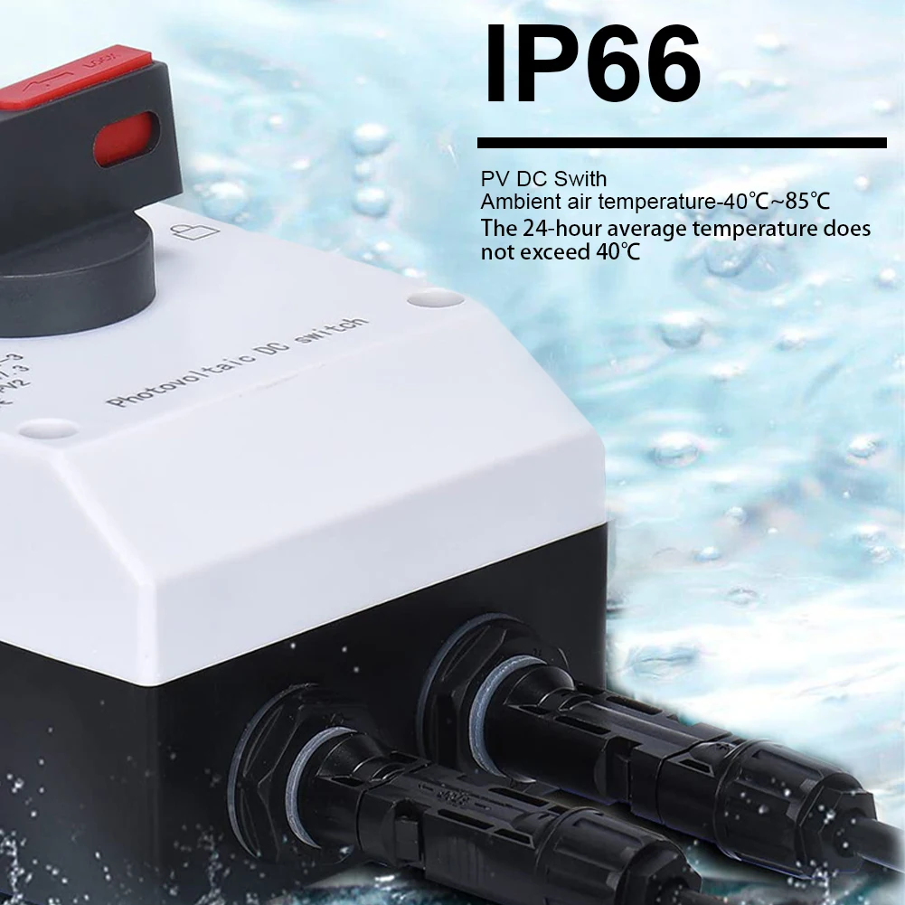 

PV изолятор солнечной системы отключения переключатель постоянного тока в 32 А автоматический выключатель IP66 поворотный фотогальванический...