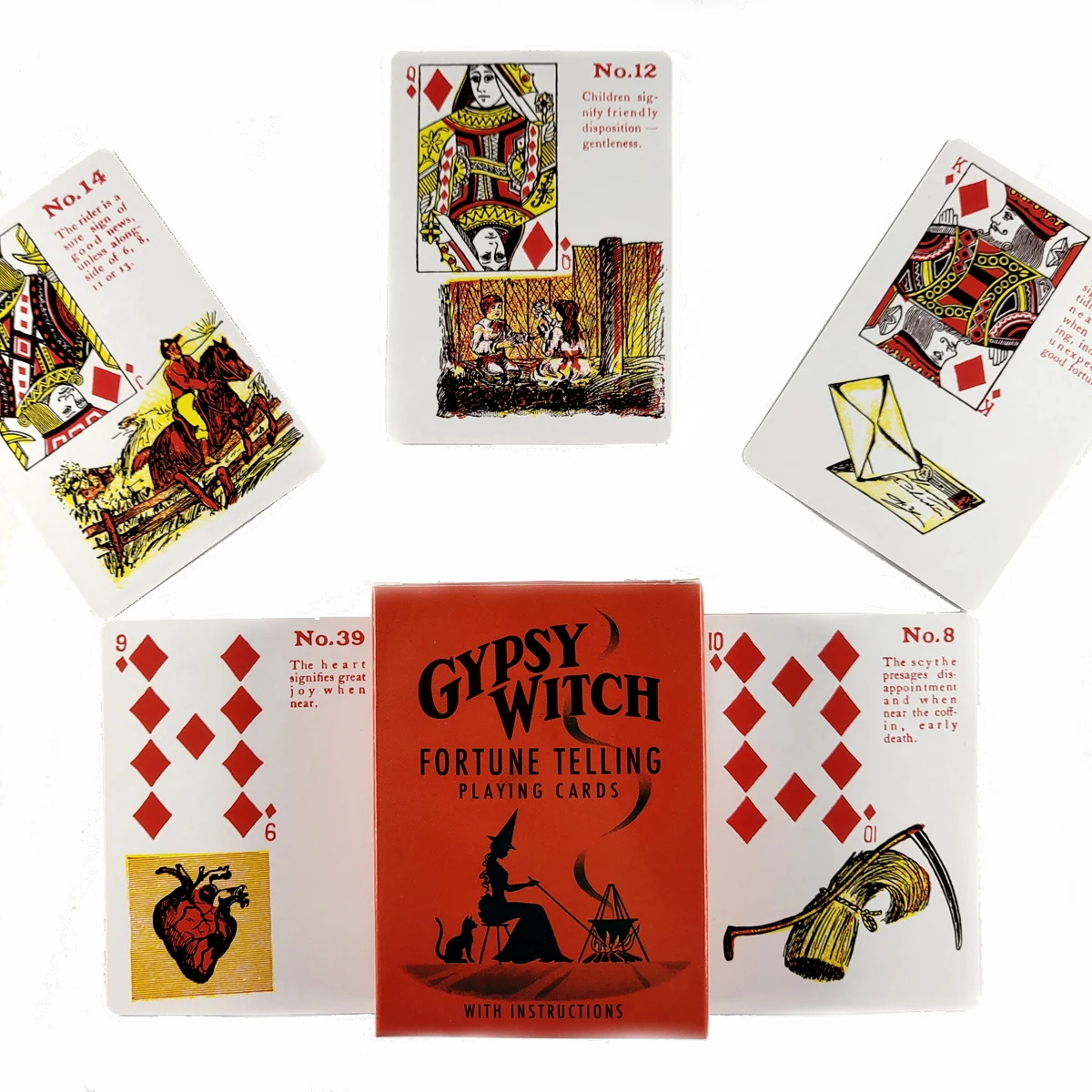 

New High Quality Gypsy Witch Fortune Telling Playing Tarot Cards Fortune Guidance Telling Divination Deck Board Game55Sheets/Box