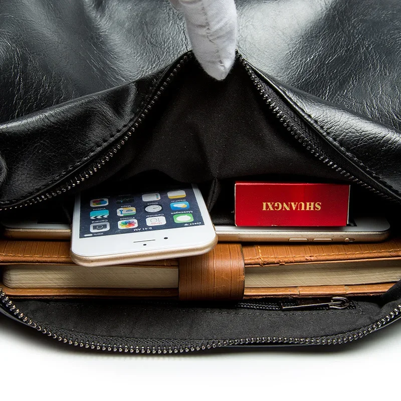 Новая мужская сумка через плечо из мягкой кожи модный дизайн сумки для мужчин