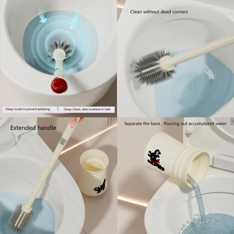 Щетка для туалета легкий инструмент чистки скребок очиститель ванной комнаты
