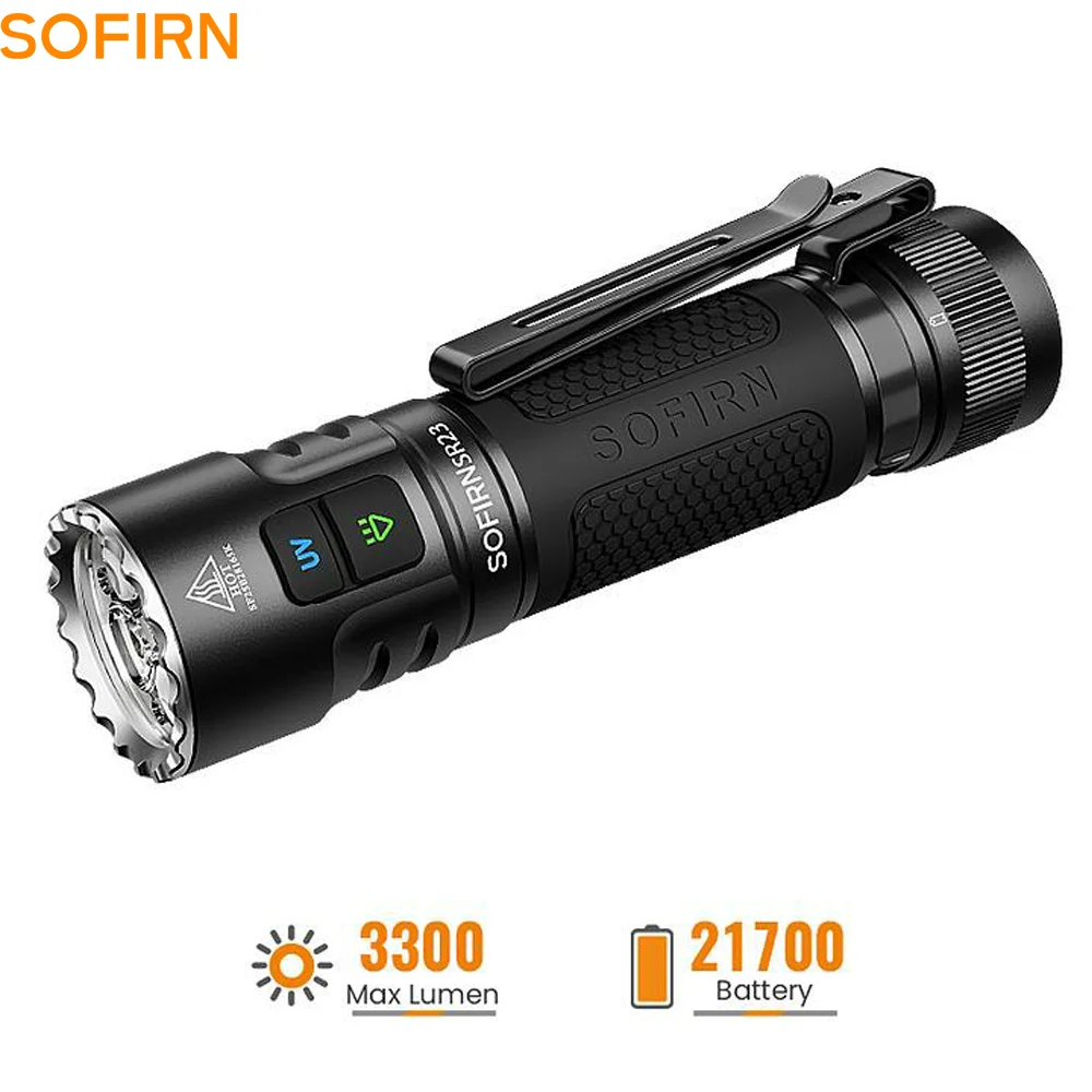 

Sofirn SR23 Фонарик Белый+Ультрафиолет 3000Lm