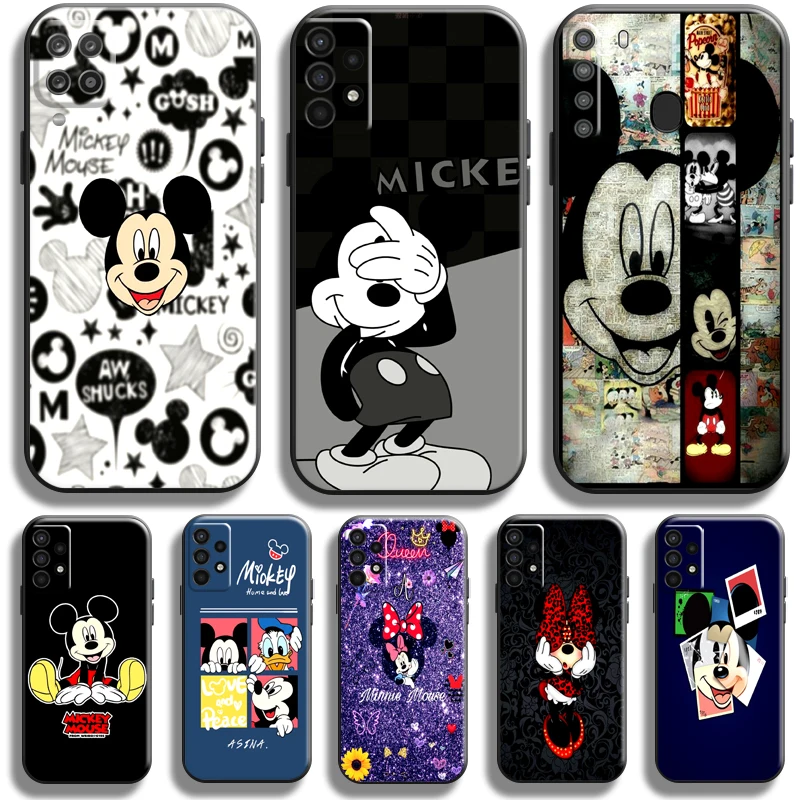 

Mickey Minnie Mouse Piuto For Samsung Galaxy A11 A12 A20 A20E A21 A21S A22 A30 A31 A32 A51 A52 A70 A71 A72 5G Phone Case Back
