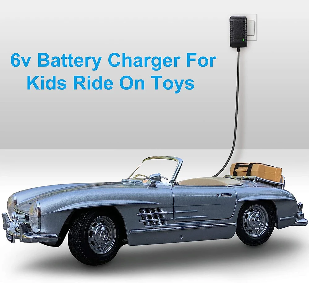 6V Charger for Kids Ride On Car Toys 6 Volt Battery Best Cho