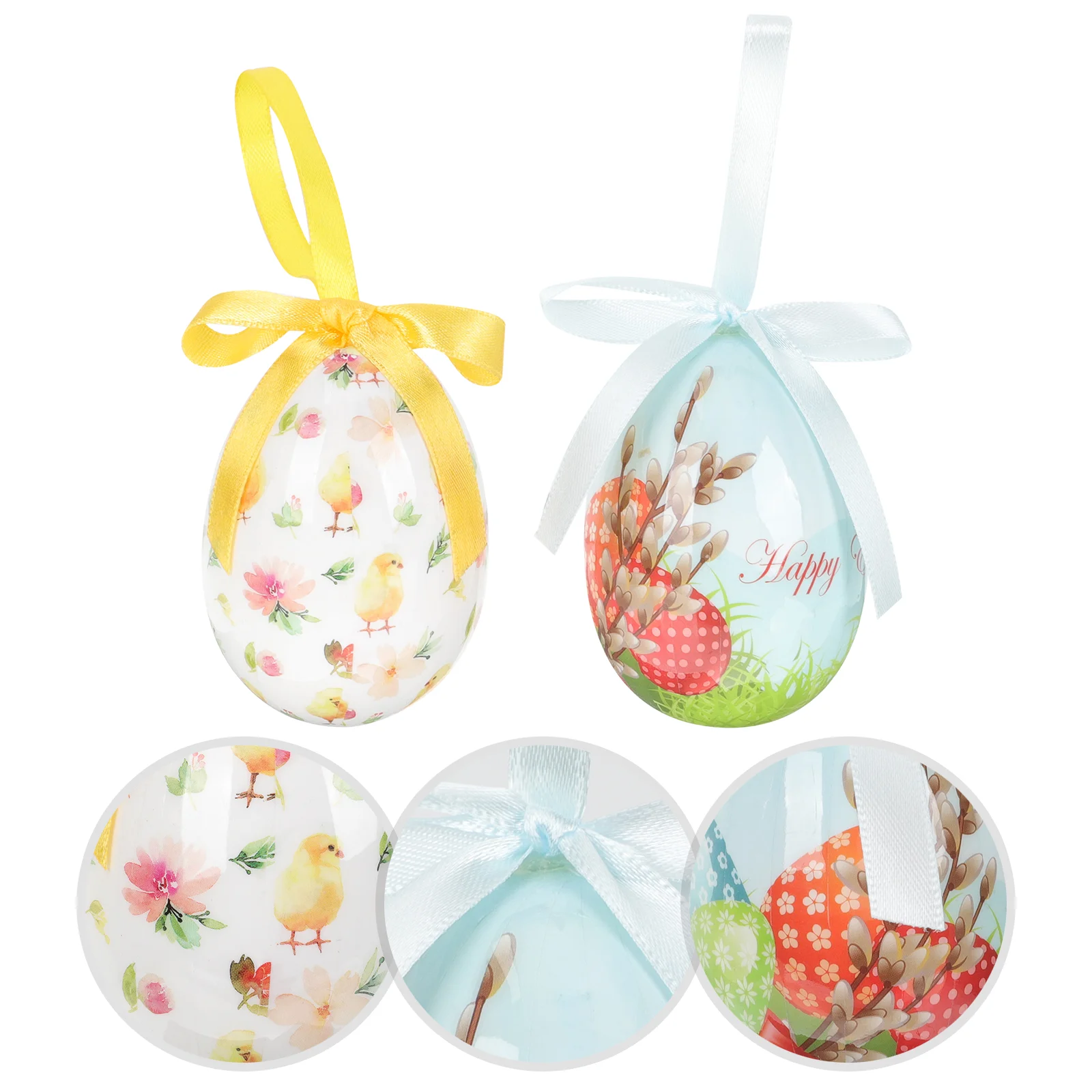 

Easter Egg Eggs Ornaments Hanging Decorations Tree Spring Foam Party Crafts Decor Baubles Bunny Ornament Gifts Decorative