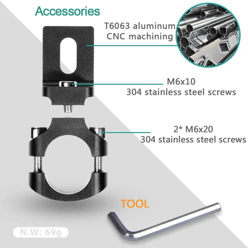 Универсальный кронштейн на руль мотоцикла 22 мм 7/8 дюймов | Автомобили и мотоциклы