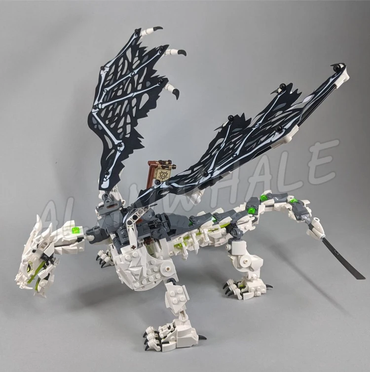 1016 шт. череп волшебник дракон скелет воин пауки кости 11556 наборы строительных