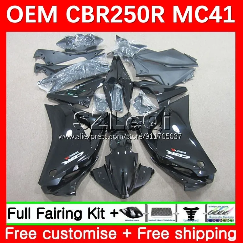 

Injection Body For HONDA CBR250R CBR250 CBR 250R 250 R 11 12 13 14 15 MC41 2011 2012 2013 2014 2015 Fairing 28LQ.1 glossy black
