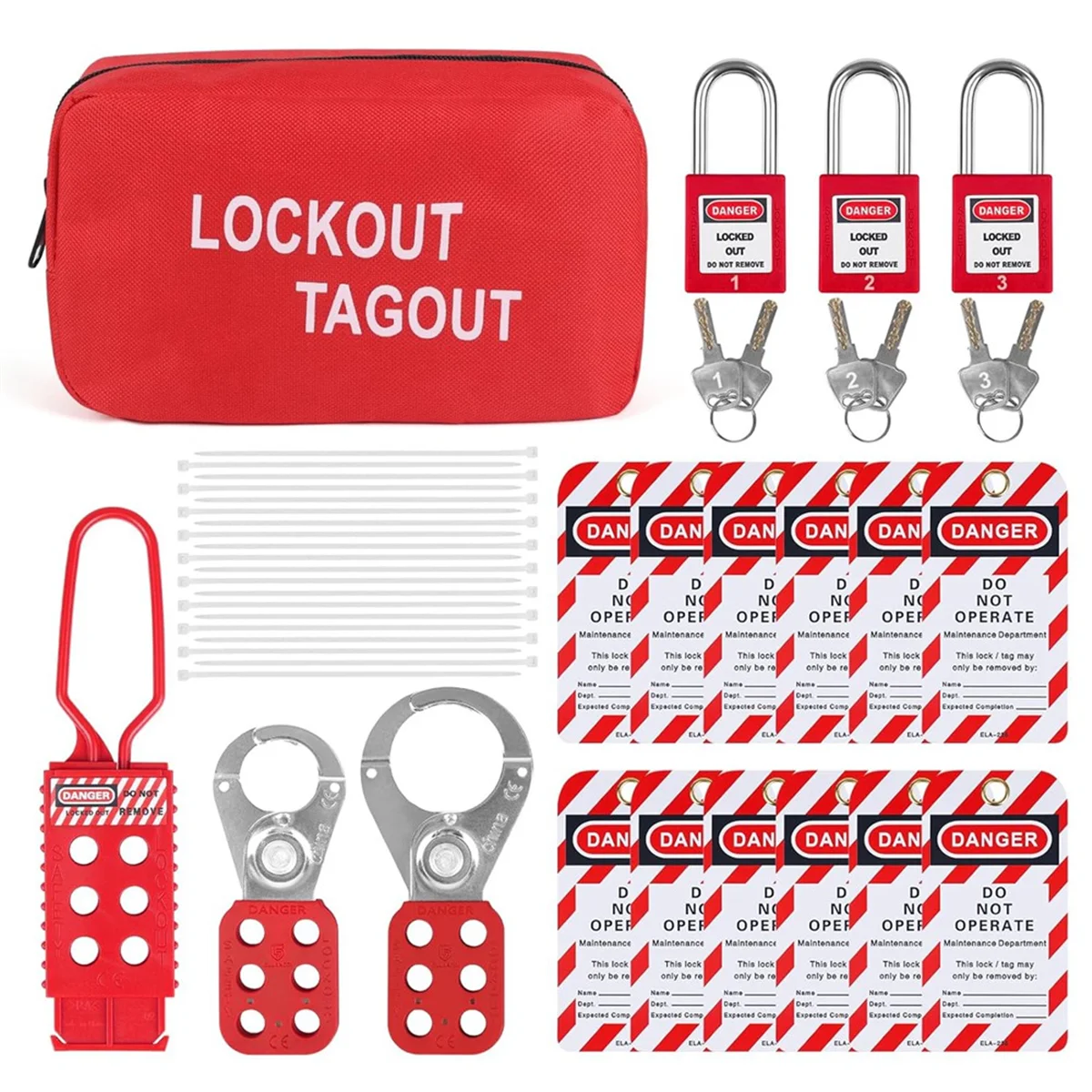 Комплект блокировки Tagout для электрогруппы засовы блокируемые промышленные