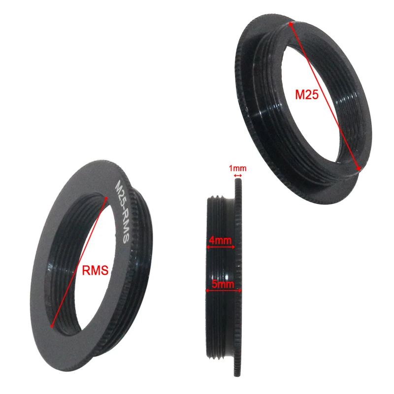 Кольцо-адаптер для объектива микроскопа с C-образным креплением к