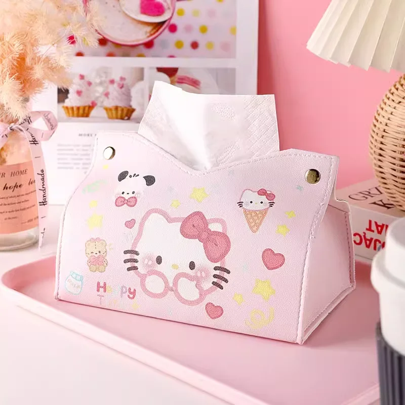 Коробка для салфеток с рисунком Hello Kitty салфетка дома гостиной столовой