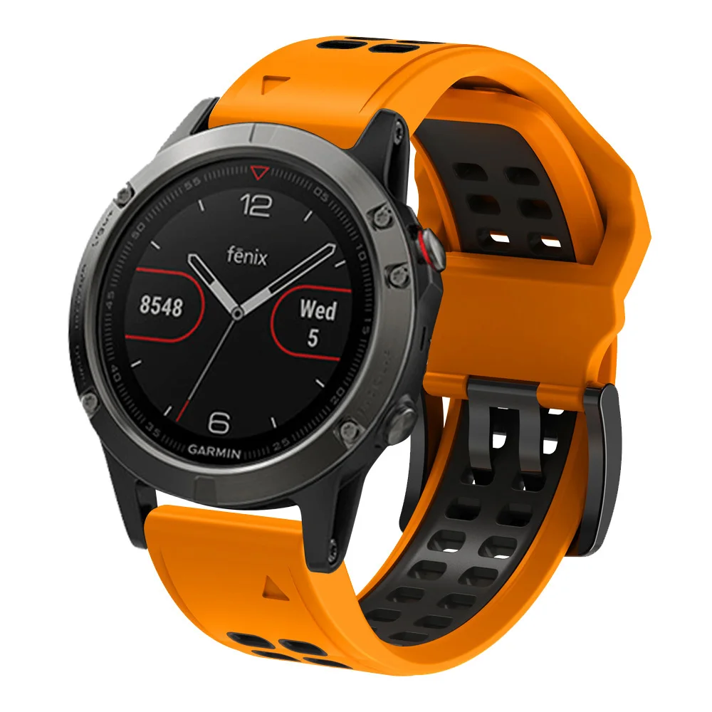

Ремешок силиконовый для смарт-часов Garmin Fenix 7 5 6 5 Plus 7X 6X 5X 3HR 935