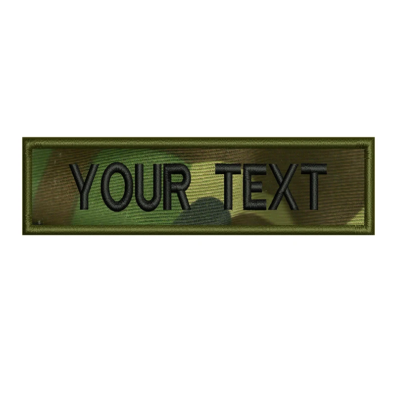 

Embroidery Patch Custom Name Patch Or Iron on for Clothing Military Uniform Hat Army Tactical Backpacks Collar Harness Camflage
