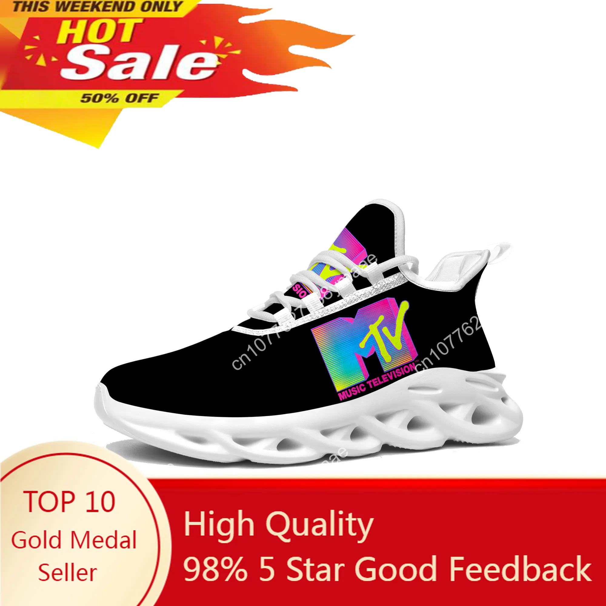 

Mtv Music Television Flats Sneakers Mens Womens Sports Running Shoes High Quality Sneaker Custom Made Shoe Lace Up Mesh Footwear