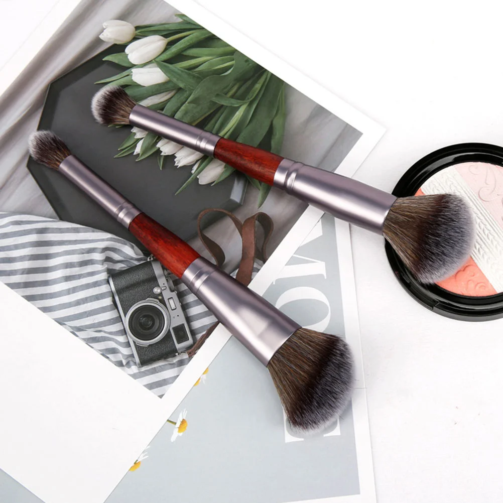 2 шт. кисть для румян с двойной головкой аксессуары макияжа основа из