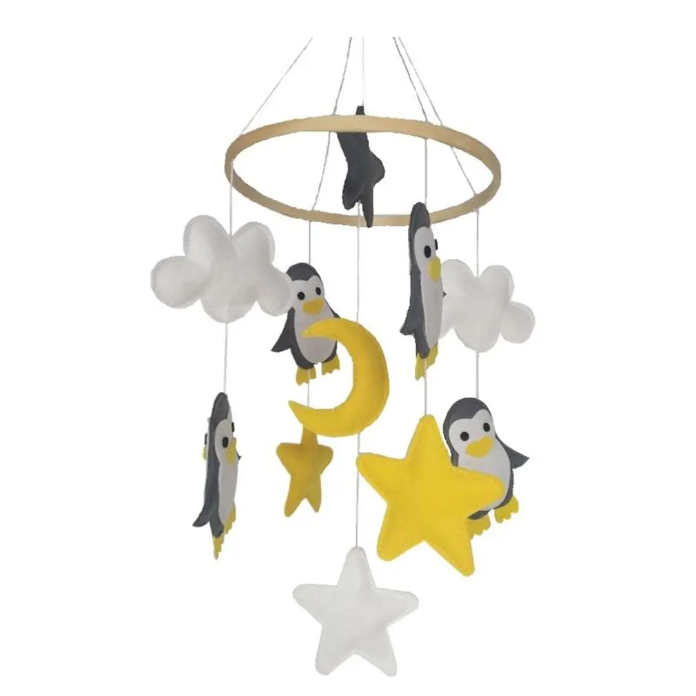 

Скандинавский домашний интерьер, фетровые ветряные колокольчики, Колокольчик для кровати, детская комната, магазин подарков, фотография, п...