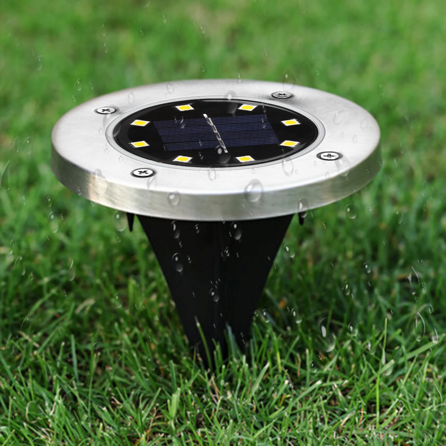 

Free DHL 10pcs Solar Lights LED Outdoor Patio Driveway Waterproof Garden Decor Lawn Lights Pathway Yard Led Solar Lamp