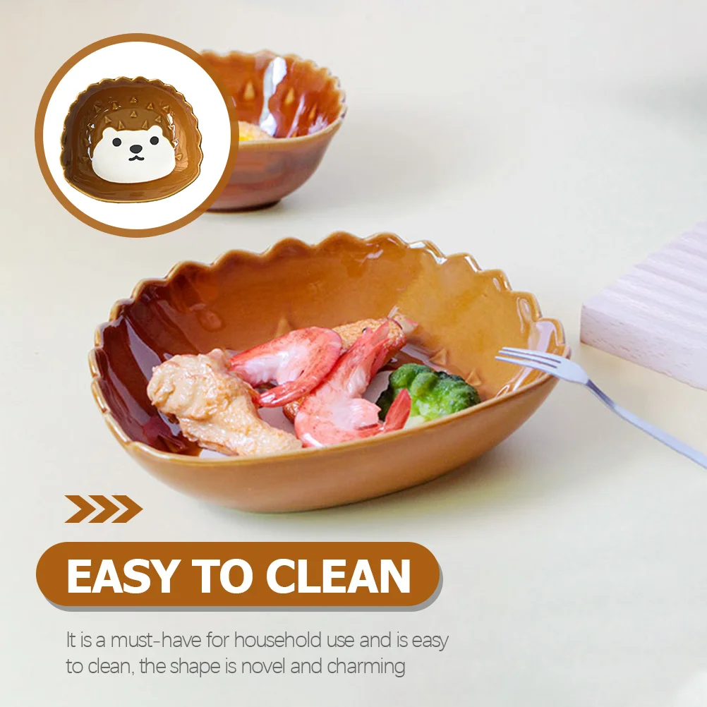 Керамическая миска Сервировочная тарелка: в японском стиле с мультяшным