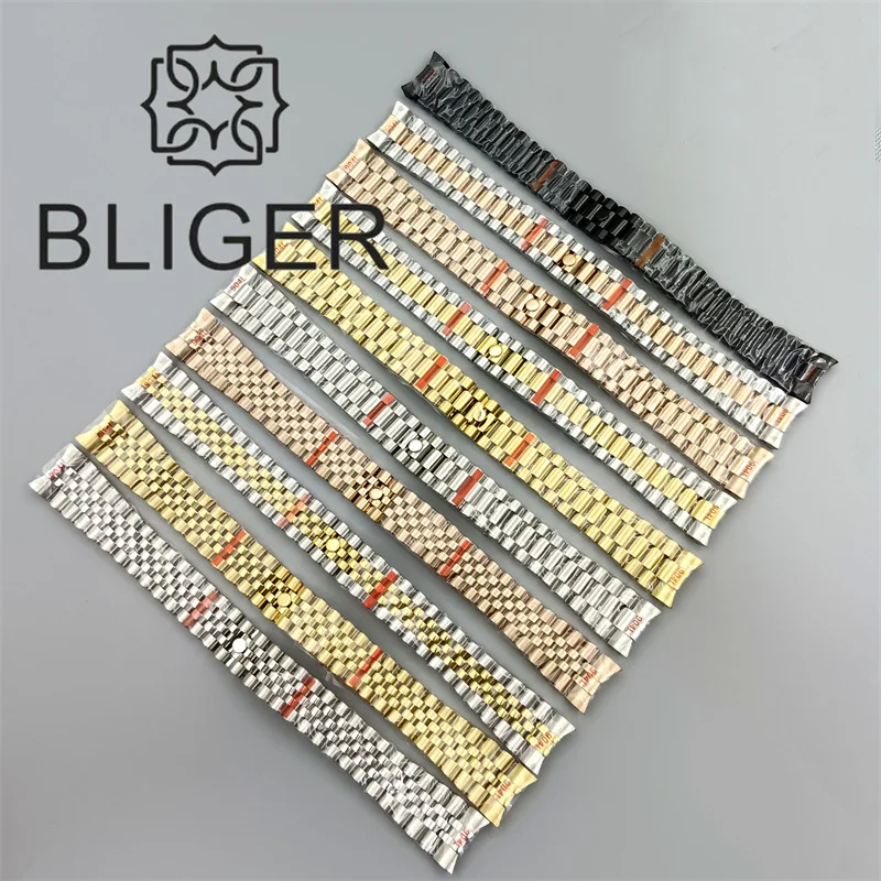 Ремешок BLIGER 20 мм для наручных часов ремешок с изогнутым концом застежка