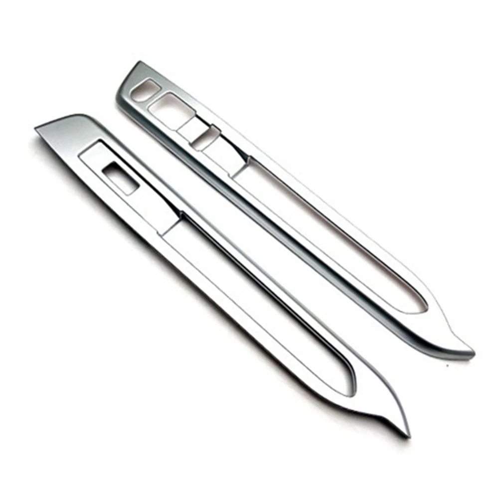 

Car Matte Silver Window Gl Lift Button Switch Cover Trim Door Armrest Panel for Daihatsu ATRAI HIJET CARGO 2022+ RHD