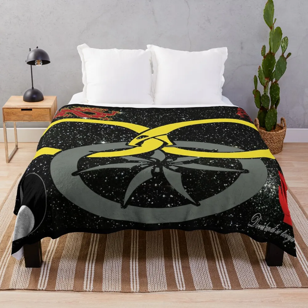 

Wheel of Time - Tel'aran'rhiod and symbols Throw Blanket giant sofa knit blanket blanket luxury brand