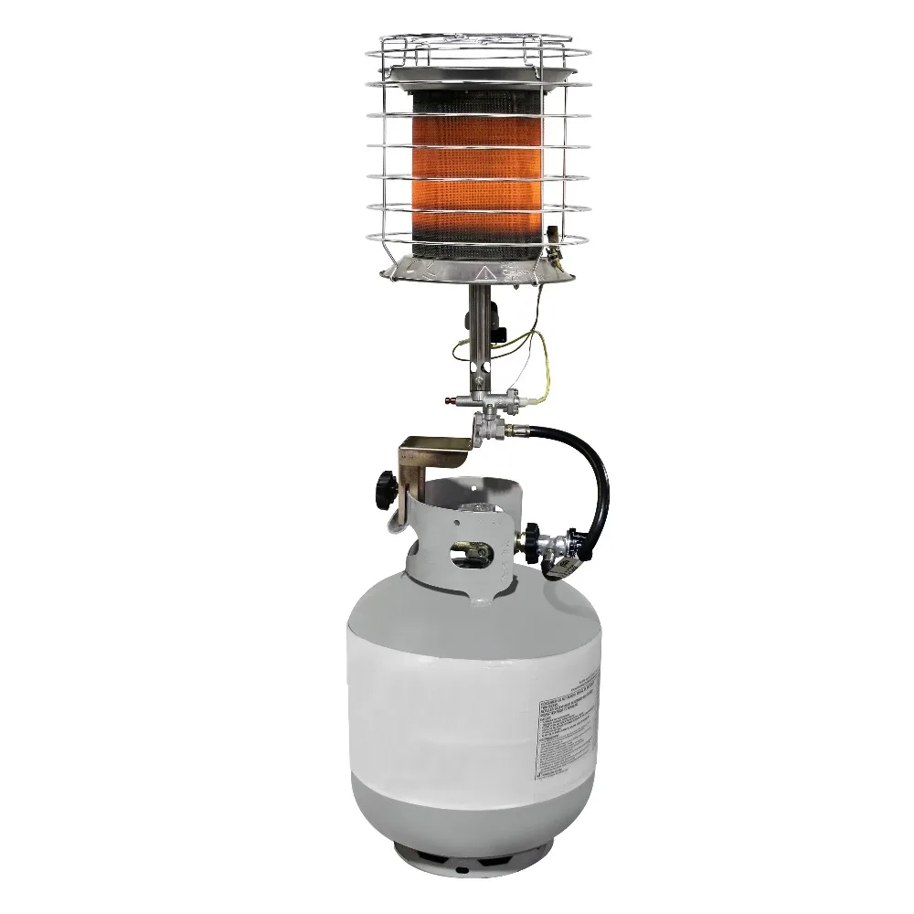 

Practical 40,000 Portable Propane (LP) 360° Tank Top Heater Indoor/outdoor Heaters