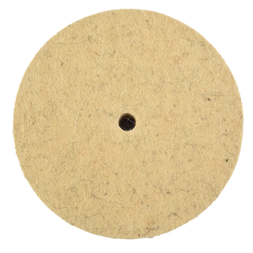 

5In Wool Felt Polishing Wheel 125mm White Grinding Wheel Buffing Pad For Polishing Of Stainless Steel Grinder Rotary Tool