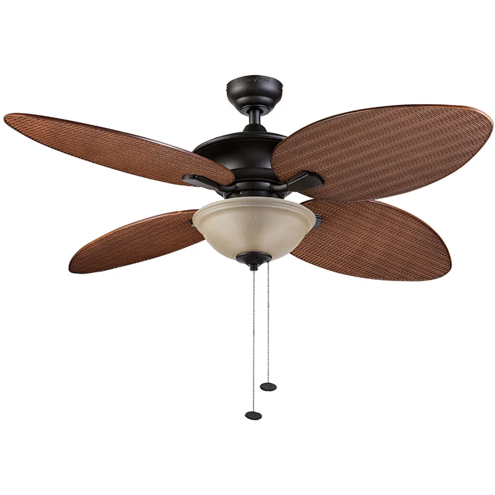 

ceiling fans home decor 52" Honeywell Sunset Key Bronze 4-Blade Tropical Ceiling Fan W/ Reversible Airflow (US Stock)