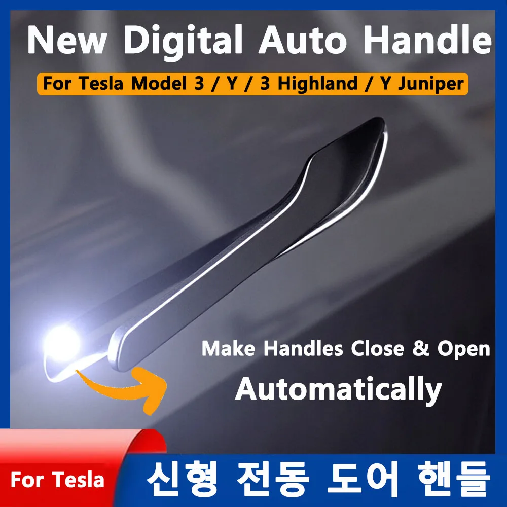 

Ручка Двери Y Juniper OEM Хромированная Для Tesla Model 3 Y 3 Highland С Автоматическим Подавлением Звука