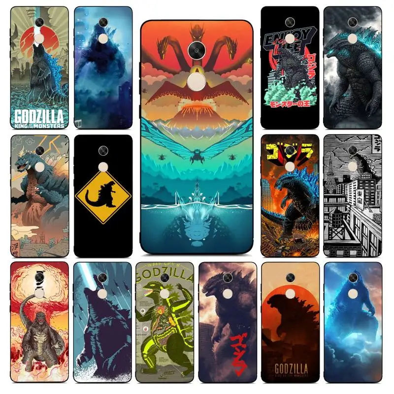 

BANDAI Godzilla Phone Case for Redmi Note 8 7 9 4 6 pro max T X 5A 3 10 lite pro