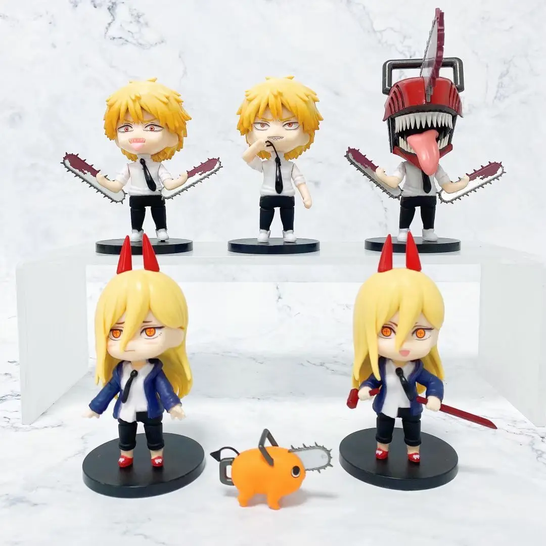 

Фигурка героя Nendoroid Аниме ГСК бензопила человек Power Denji Коллекционная для детей