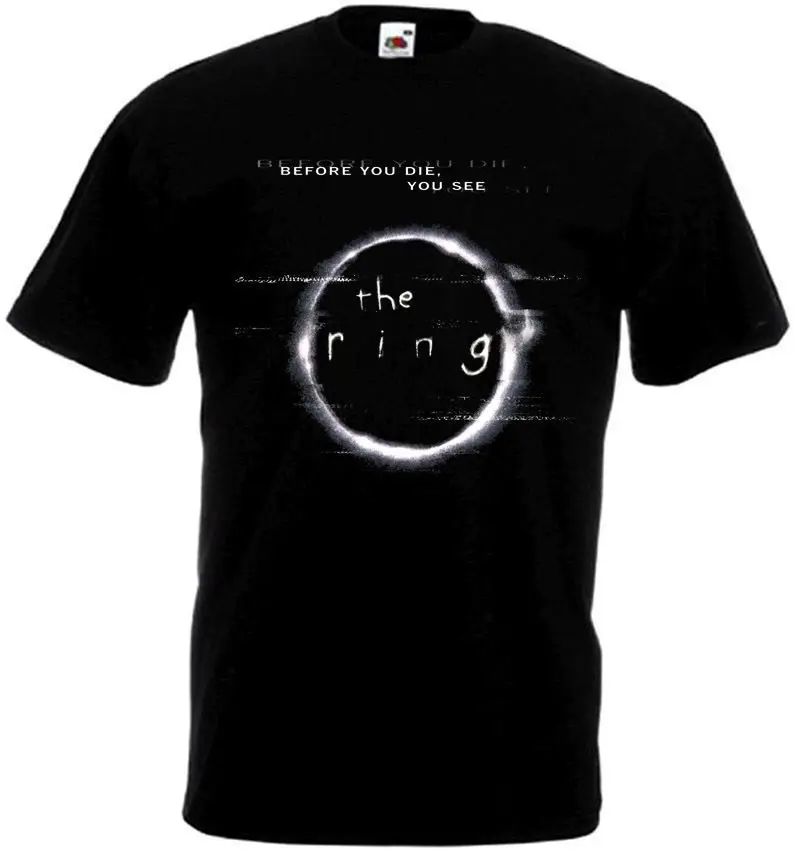 Футболка с постером фильма THE RING черная все размеры