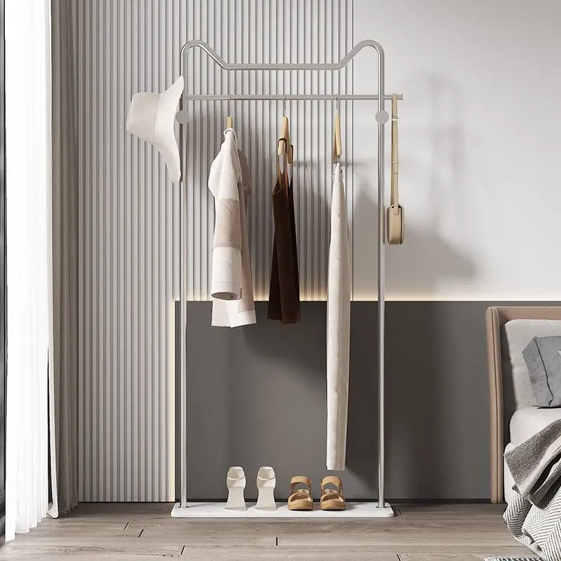 

Entrance Hall Standing Coat Rack Hanger Modern Shelves Bedroom Golden Clothes Hanger Drying Balcony Kledingrek Hall Furniture