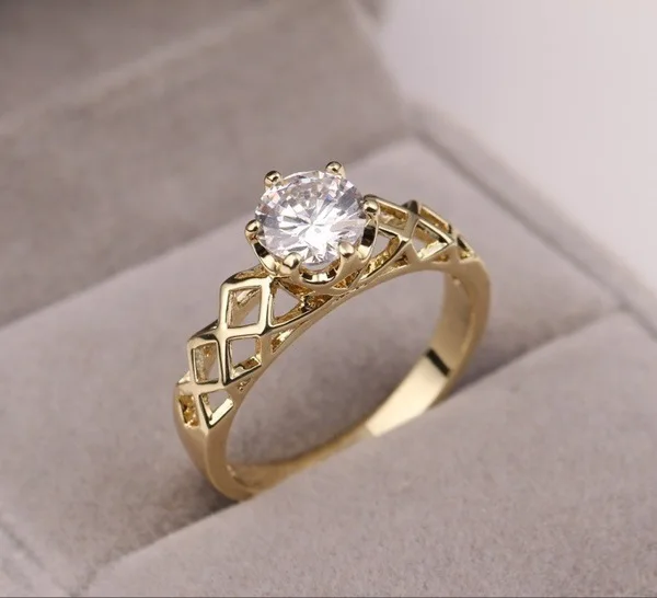 

Горячая Распродажа, золотой цвет 18k, Европейская и американская мода, помолвка