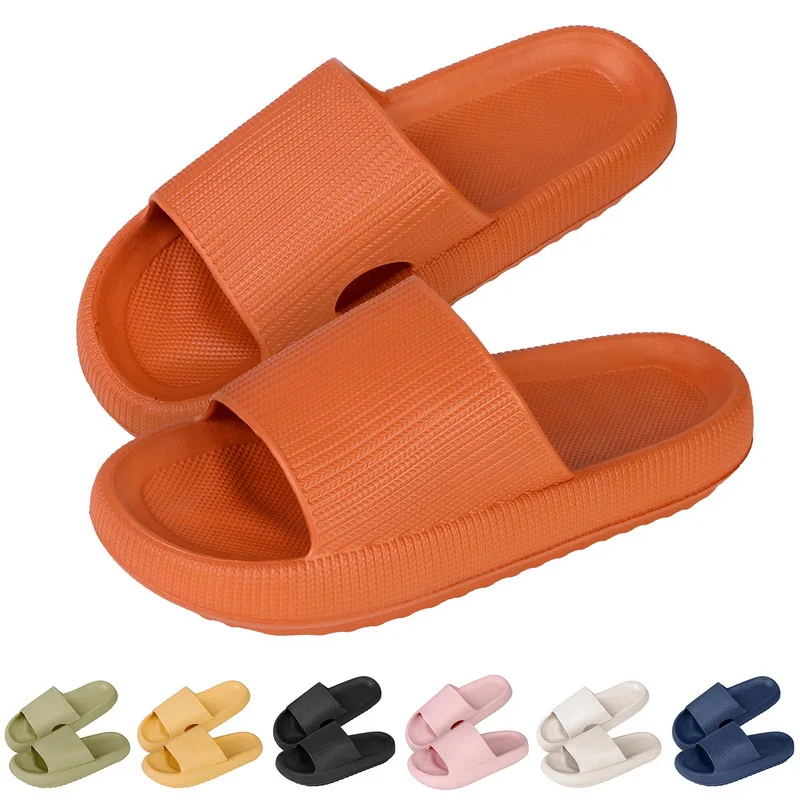 

Slippers Women Fashion Summer Non-slip Sandals Shoes Beach Slides High Heels Shower Slipper Soft Sole Women Men Ladies Bathroom