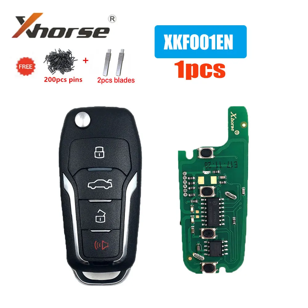 

1pcs/lot Xhorse XKFO01EN Universal VVDI Wire Remote Key 3 Buttons Car Remote Key for Ford Car Key for VVDI Mini Key Tool VVDI2