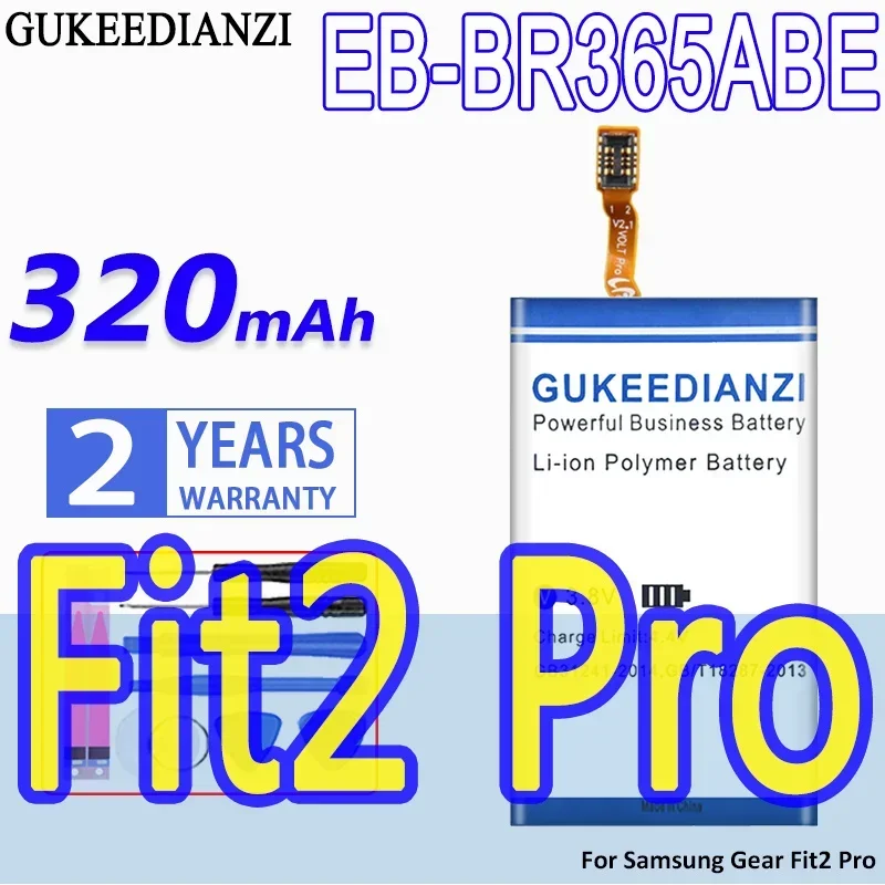 GUKEEDIANZI аккумулятор EB-BR360ABE EB-BR365ABE 320 мАч для Samsung Gear R360 Fit 2 Pro Fitness SM-R365 R365