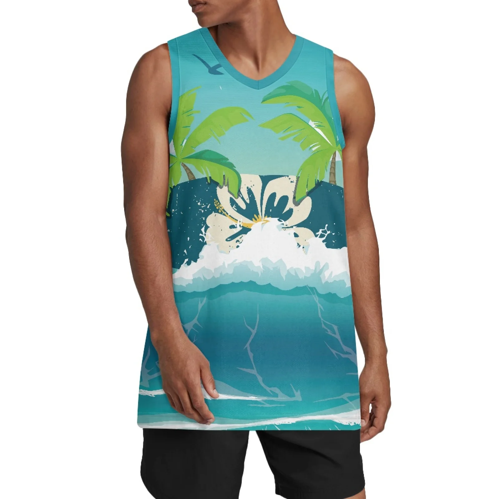 

Полинезийская племенная тату-Тотем тунго, принты Тонги, необходимая вещь, Мужская техническая эластичная рубашка для мышц, вместительная ч...