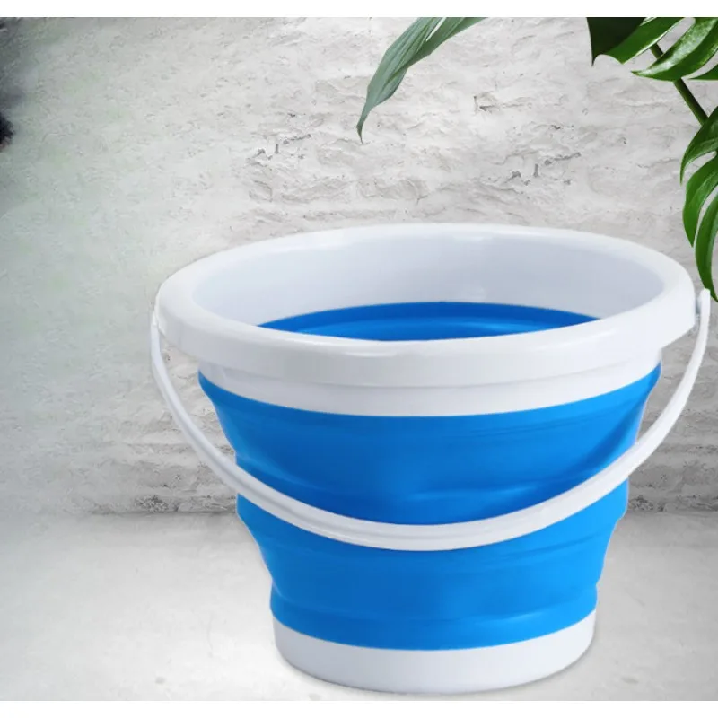 

3L Collapsible Bucket Portable Folding Bucket Water Bucket Car Washing Bucket Household Thicken Travel Outdoor Camping Bucket