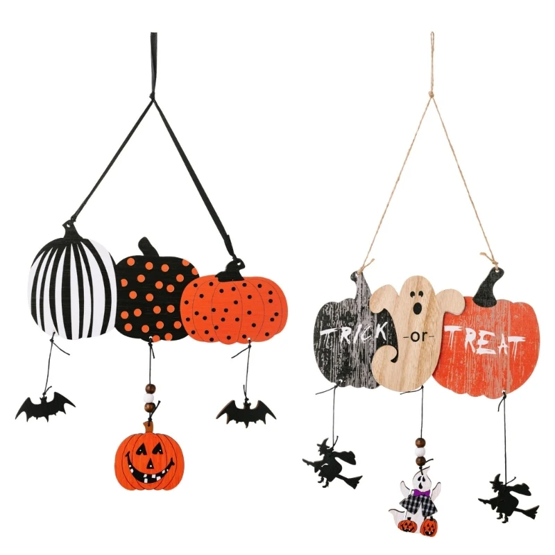 

Halloween Party Planner's Choice Wooden Hanging Decor for Fun and Surprise