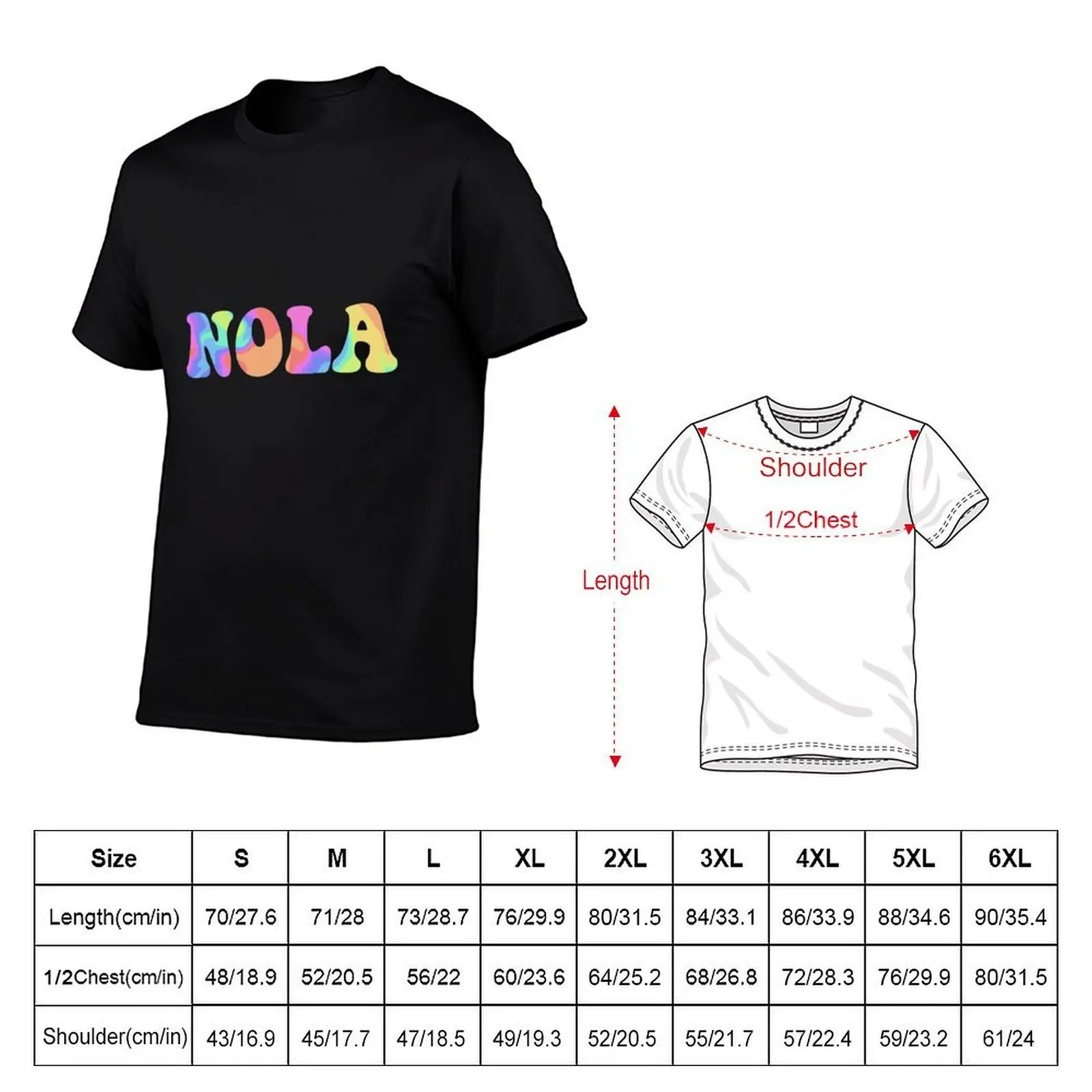 Футболка NOLA Rainbow, праздничная простая футболка (art.: 3920dd11e09cb) - 3920dd11e09cb