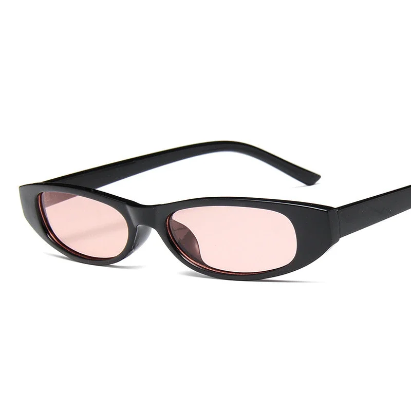 

Sunglasses Women Cat Eye Designer Ladies Small Black Red Sun Glasses Retro Skinny Eyewear Driver Goggles Car Accessories