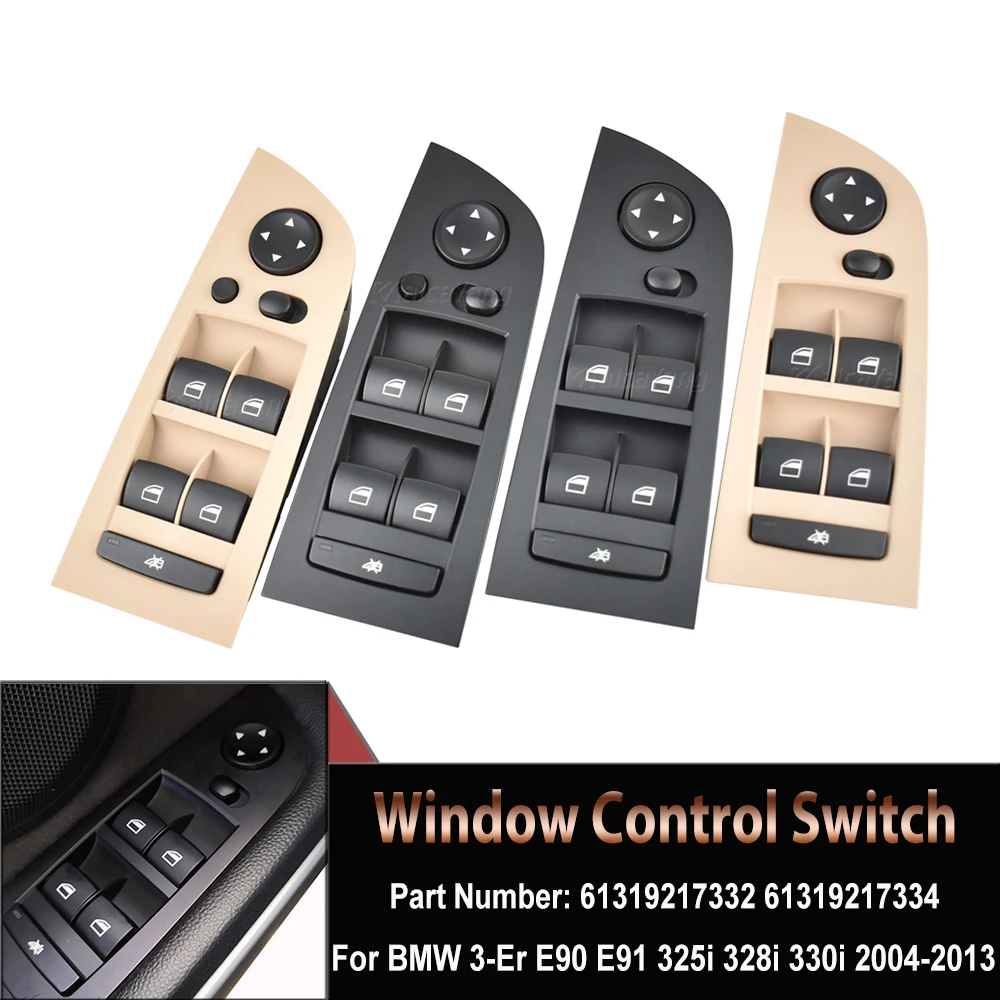 

61319217329 61319217334 Power Window Switch For BMW 3 Series 316 318 320 323 325 330 For BMW E90 318i 320i 325i 335i Auto Parts