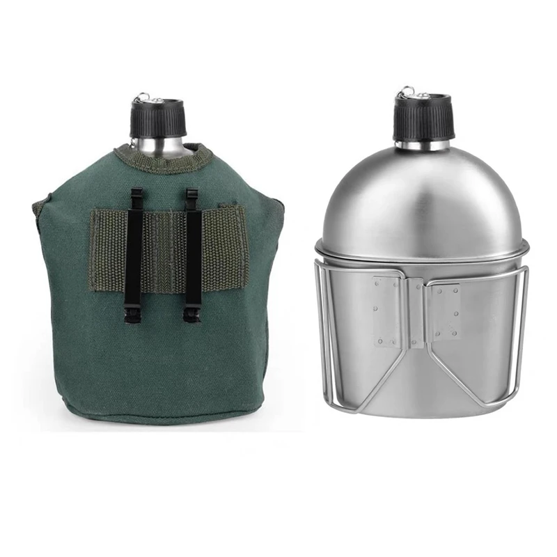 Набор посуды для уличной столовой чашка 0 9 л портативная бутылка воды с ручкой