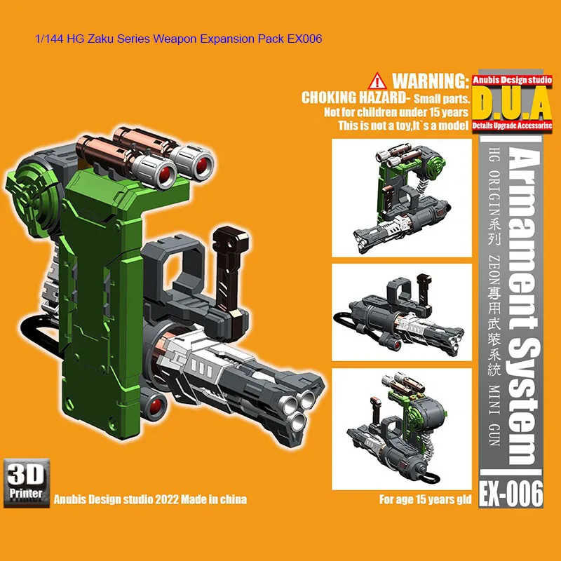 

THE ORIGIN 1/144 HG Zaku Series Weapon Expansion Pack EX006