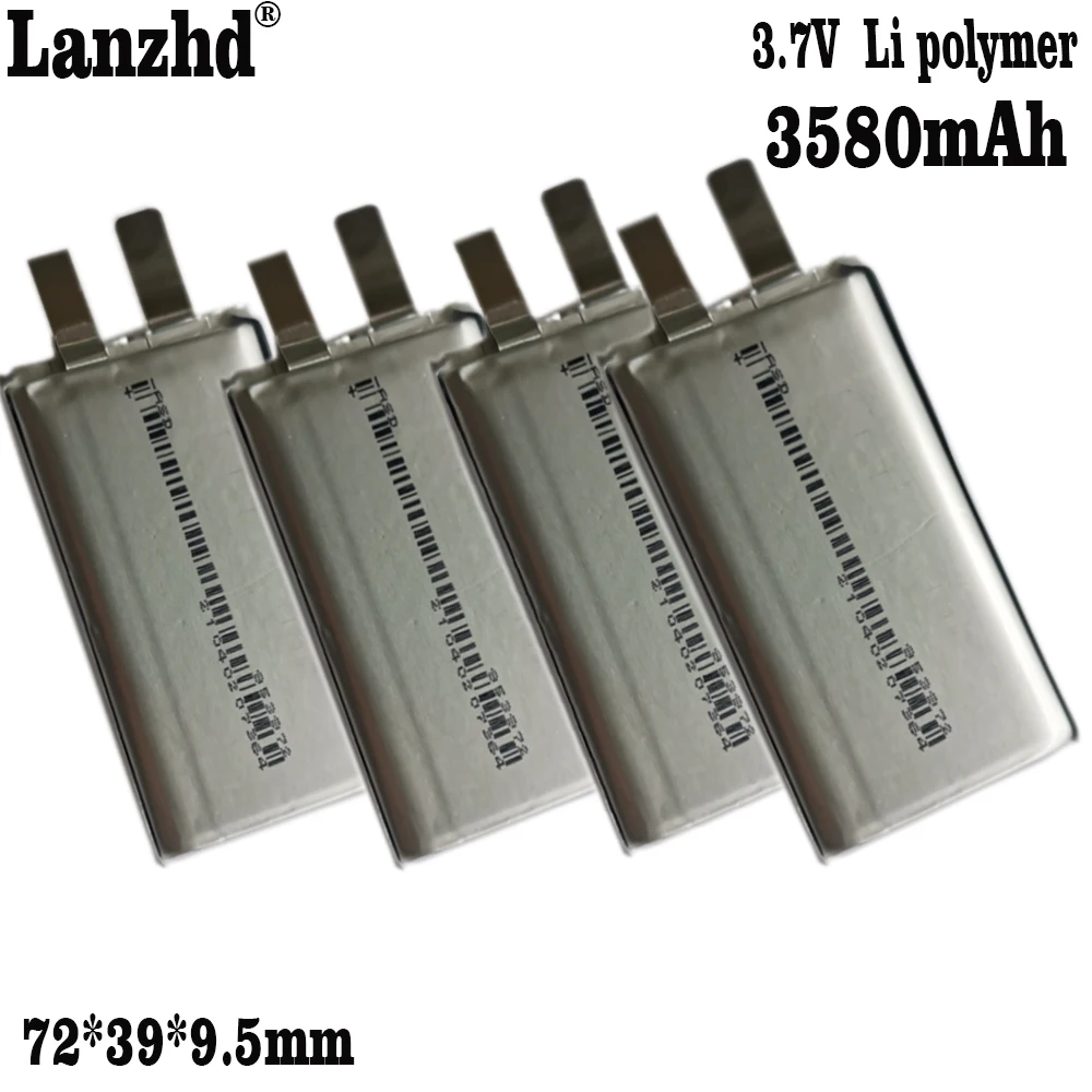 

1-12pcs Li 3.85V Max 4.4V 3580mAh Li-Polymer Replacement 953972 943871 DIY 3S Flight Battery Cell For DJI Mavic AIR 2 RC Drone