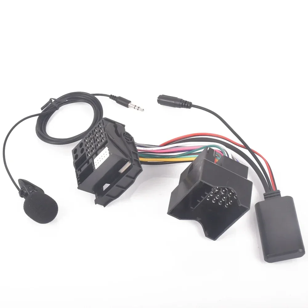 Фото Комплект адаптеров AUX Bluetooth 5.0 для автомагнитол Volkswagen RCD510 RCD210 Golf Passat Jetta POLO с разъемом для микрофона и функцией громкой связи №4