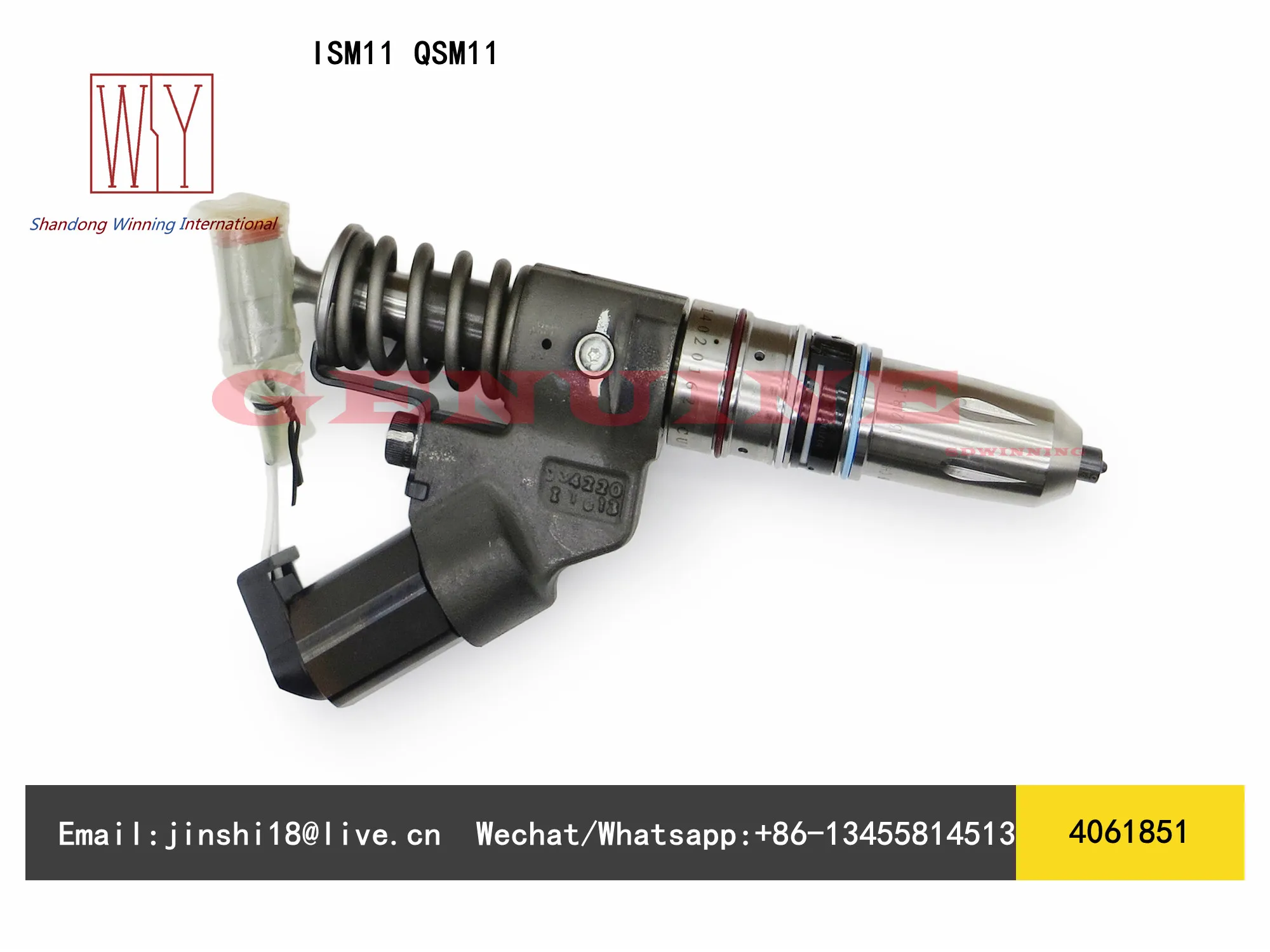 Подлинный и новый топливный инжектор 4061851 для двигателя CUMMINS ISM11 QSM11 - купить по