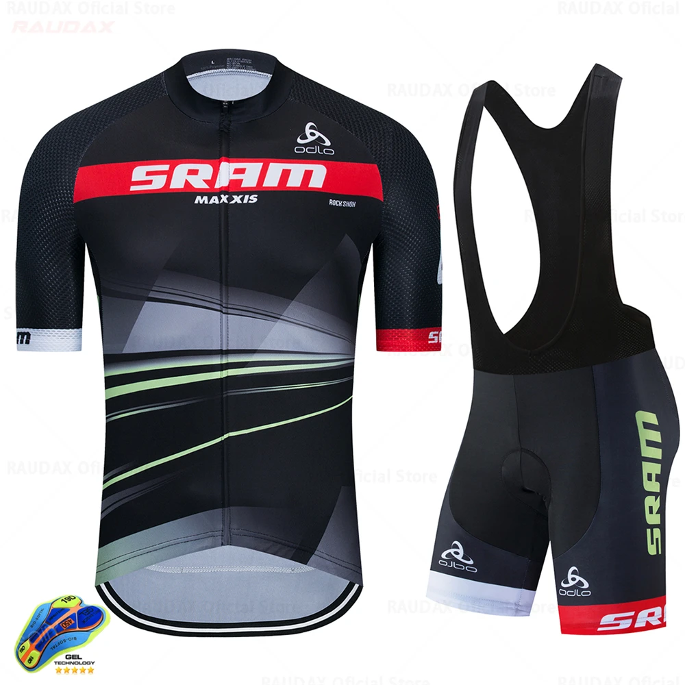 

2023 Summer Team Men's Cycling Clothing Suit Mountain Bike Triathlon Quick-drying Breathable Cycling Clothing MTB Ropa Ciclismo
