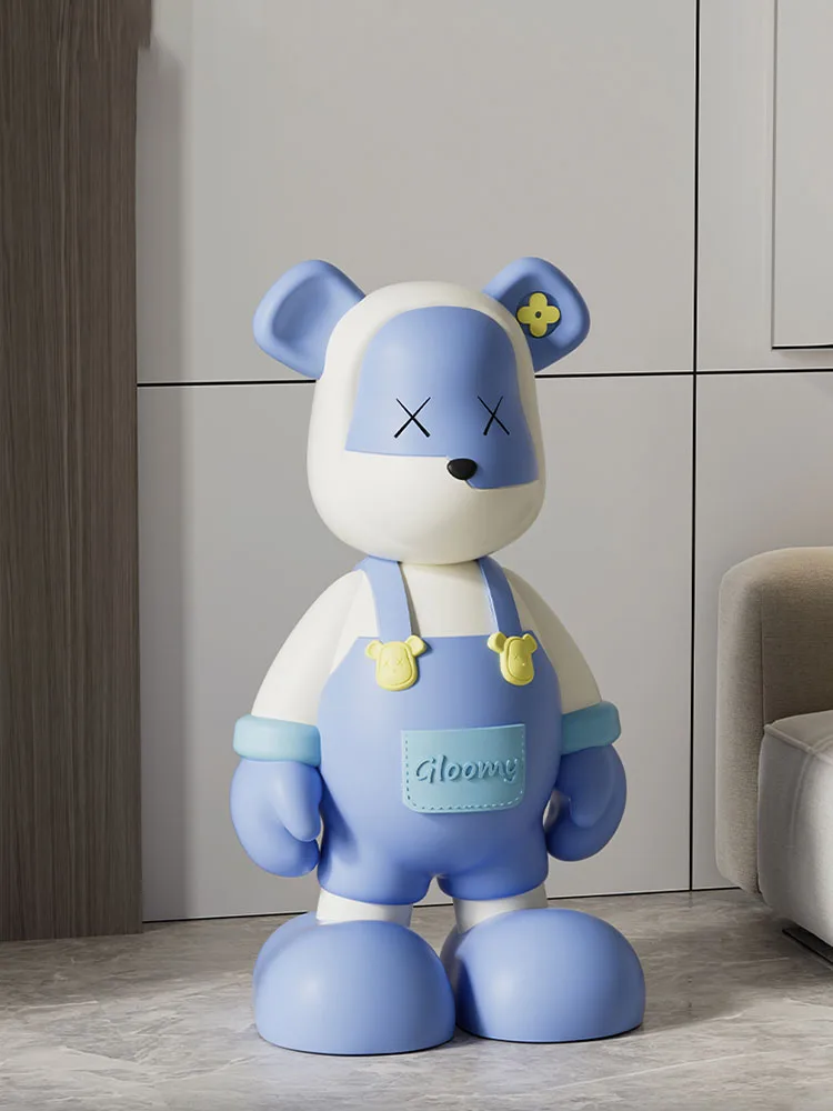 

Nordic Home Decor Bear Statue Room Decor Resin Craft Sculpture Home Decoration With Bluetooth Speaker Indoor Accessorie Figurine